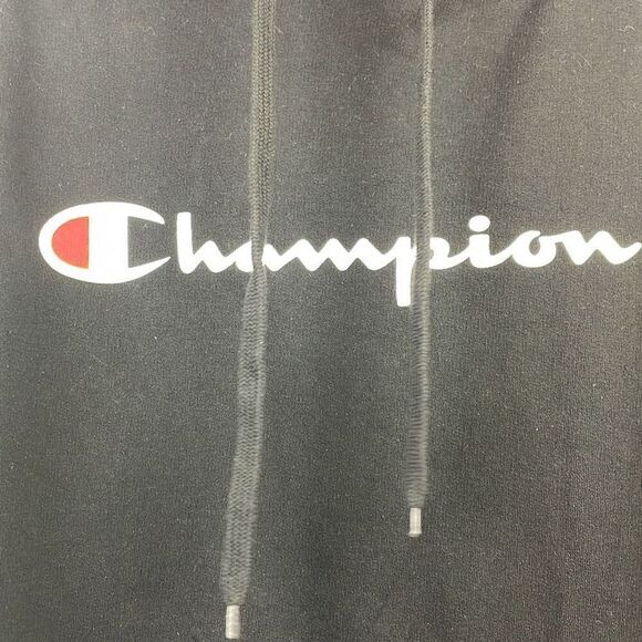 Champion Authentic Men's Reverse Weave Collab Pullover Hoodie Black 2XL - Picture 4 of 8